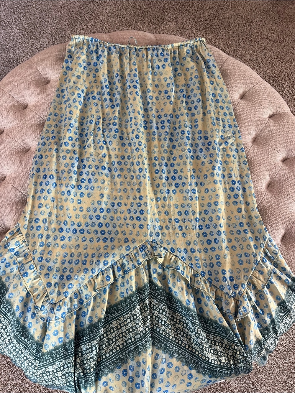 Free People Handkerchief Maxi Skirt XS